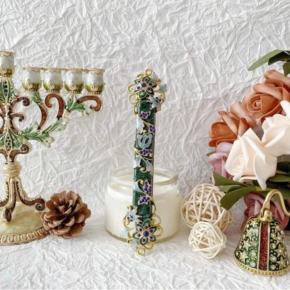 Hand Painted Exquisite Mezuzah - Picture 6 of 6